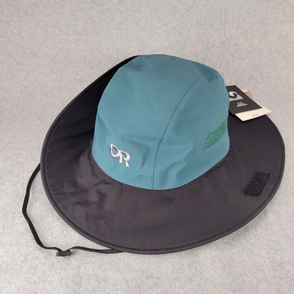 Outdoor Research Seattle Rain Hat Unisex‎ XL Mediterranean Black Gore-Tex 280135